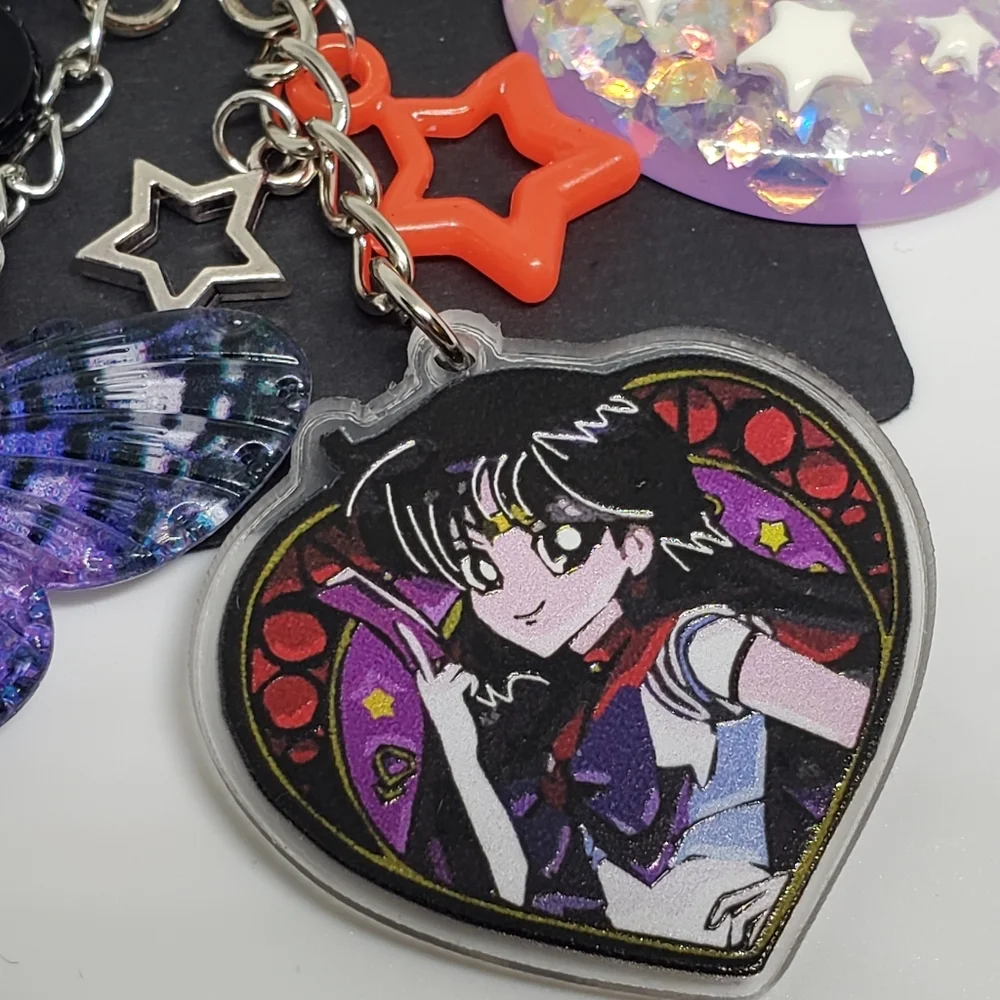 Handmade Sailor Moon Sailor Mars Keychain